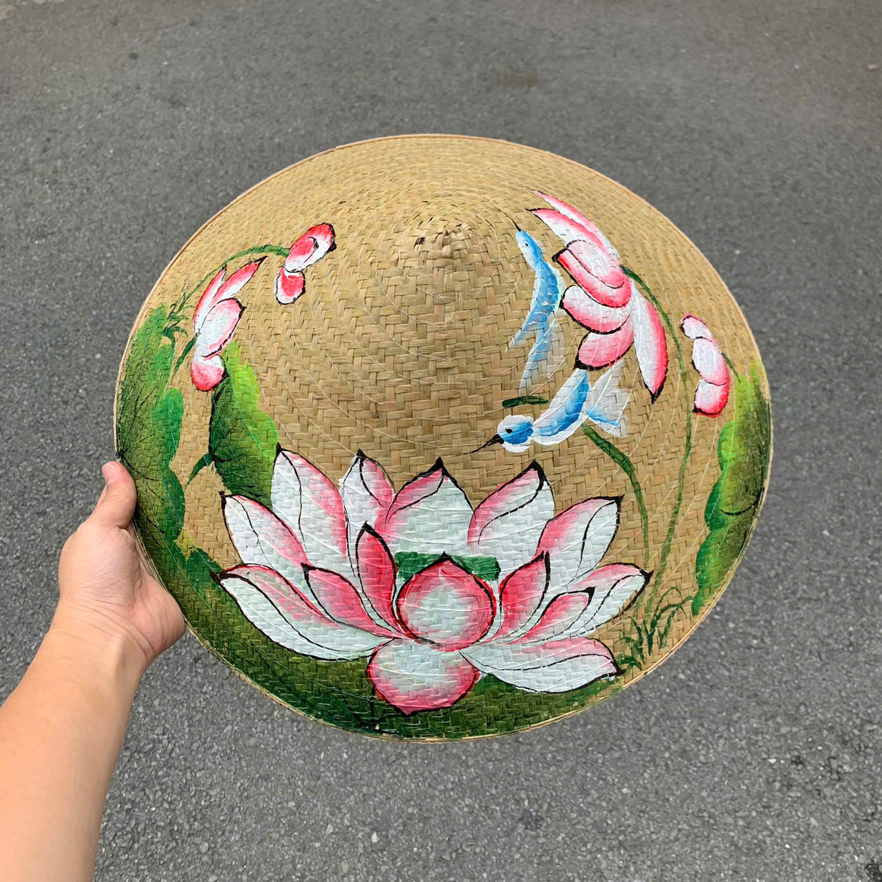ảnh của sản phẩm Nón lá cỏ bàng vẽ nhiều mẫu - Nón cỏ chắc chắn (mẫu đẹp) số 21