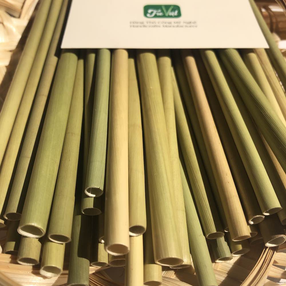 ảnh của sản phẩm Combo 500 ống hút cỏ bàng 20cm - Ống hút tự nhiên thân thiện môi trường số 4
