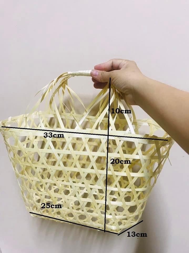 Làn Tre - Giỏ Tre Đựng Quà Tết - Lẵng Quà Tết giá 30,000 đang rẻ nhất thị trường
