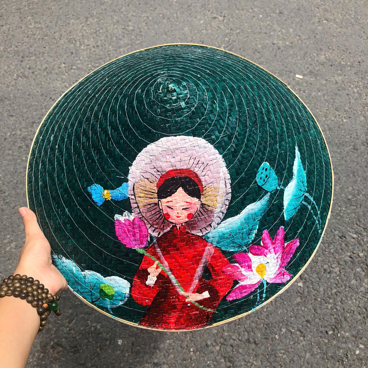 ảnh của sản phẩm Nón lá cỏ bàng vẽ nhiều mẫu - Nón cỏ chắc chắn (mẫu đẹp) số 17