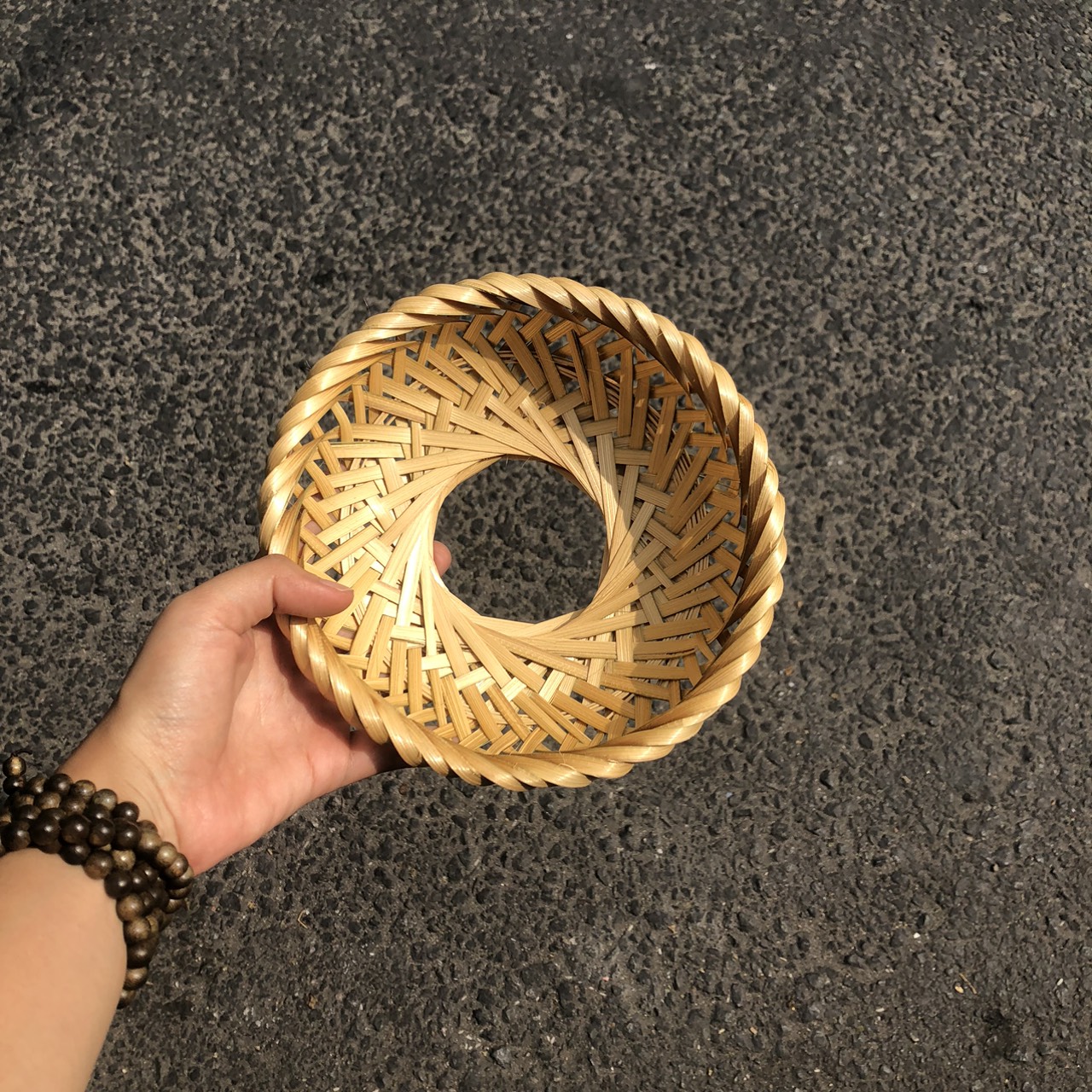 ảnh của sản phẩm Rế Tre Đưng Nồi Đất - Rế Cơm Niêu Lót Nồi - Trang Trí Decor Treo Tường số 9