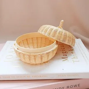 Giỏ Mây Tre Đựng Quà giá 120,000 đang rẻ nhất thị trường
