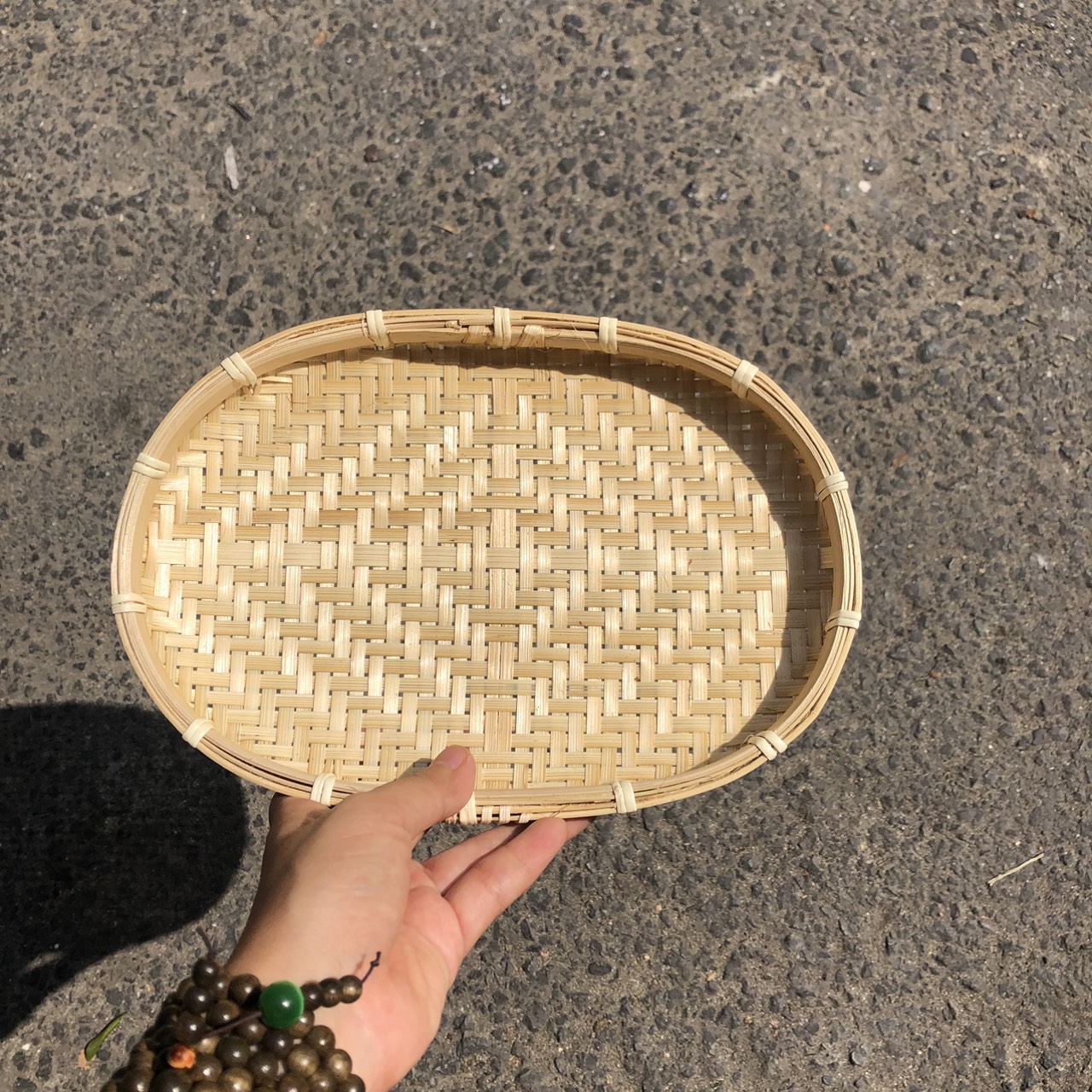 ảnh của sản phẩm Mẹt Tre Hình Oval đựng bánh kẹo - Dĩa tre đựng đồ ăn, phụ kiện chụp ảnh số 8