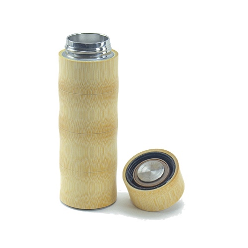 ảnh của sản phẩm Bình giữ nhiệt vỏ tre 5 đốt - Bamboo Thermos Flask số 4