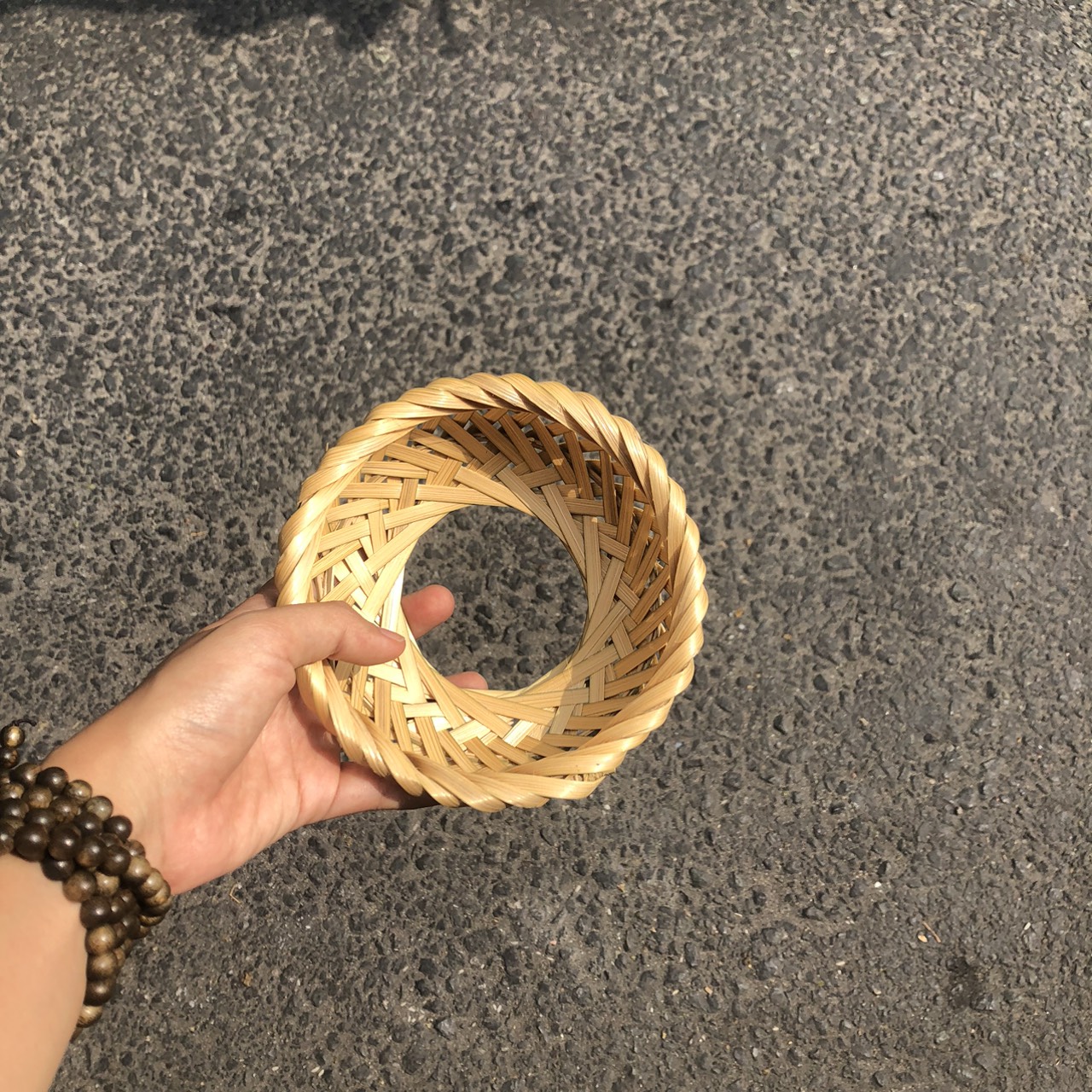 ảnh của sản phẩm Rế Tre Đưng Nồi Đất - Rế Cơm Niêu Lót Nồi - Trang Trí Decor Treo Tường số 7