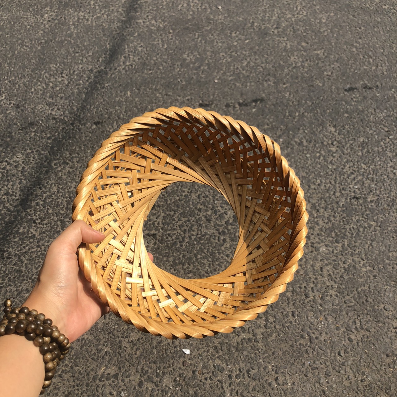 ảnh của sản phẩm Rế Tre Đưng Nồi Đất - Rế Cơm Niêu Lót Nồi - Trang Trí Decor Treo Tường số 11