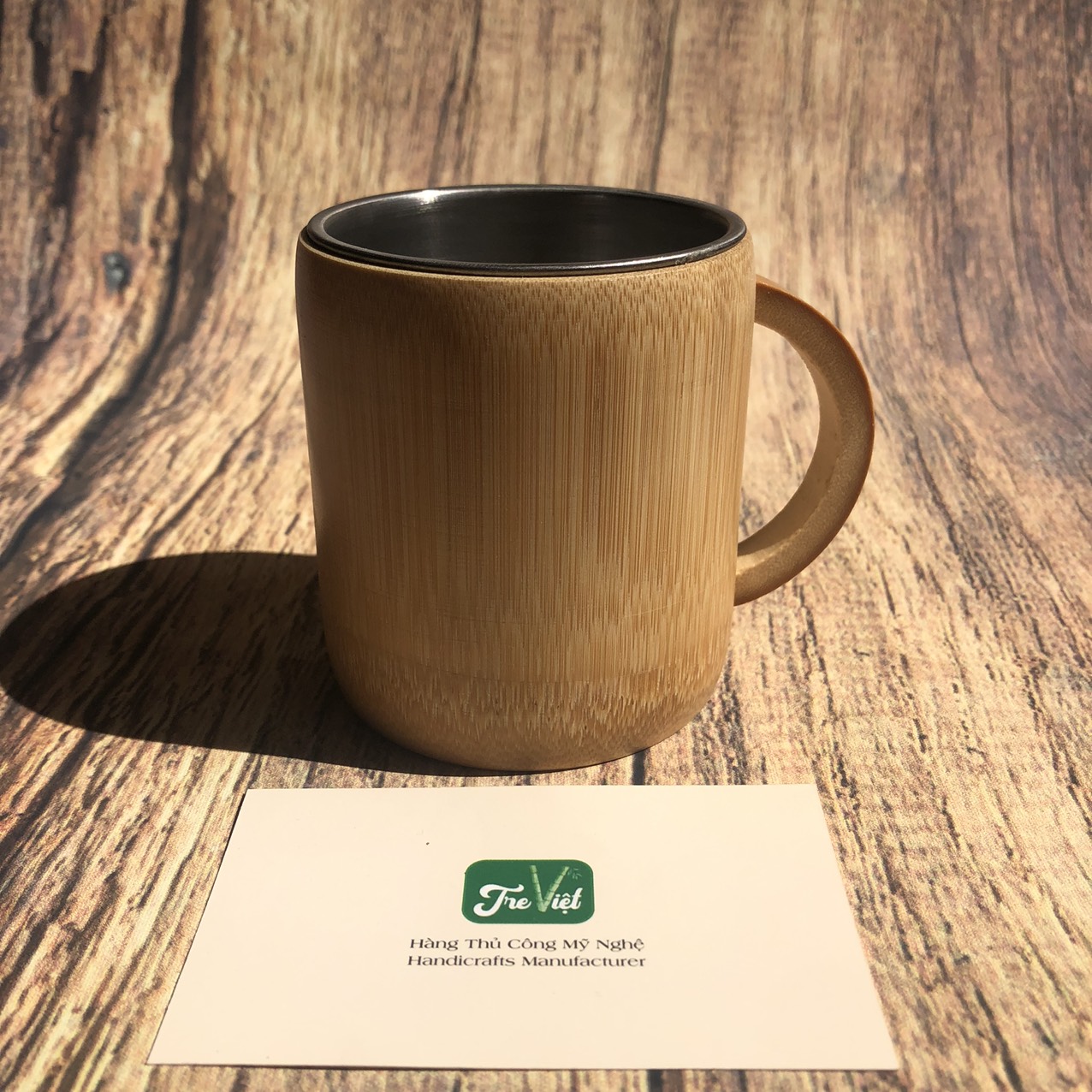 ảnh của sản phẩm Ly Tre Inox Có Tay Cầm - Bamboo Cup số 4