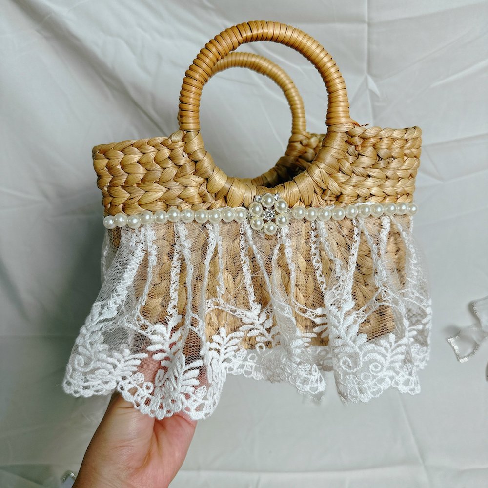 ảnh của sản phẩm Túi Lục Bình Nhỏ cho bé chụp hình/ đi chơi - Túi xách cầm tay du lịch số 6