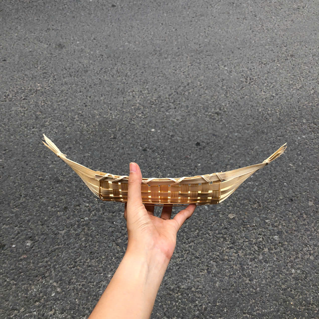 ảnh của sản phẩm Thuyền Tre Đựng bánh kẹo Trang Trí - Dĩa tre đựng đồ chụp ảnh số 6