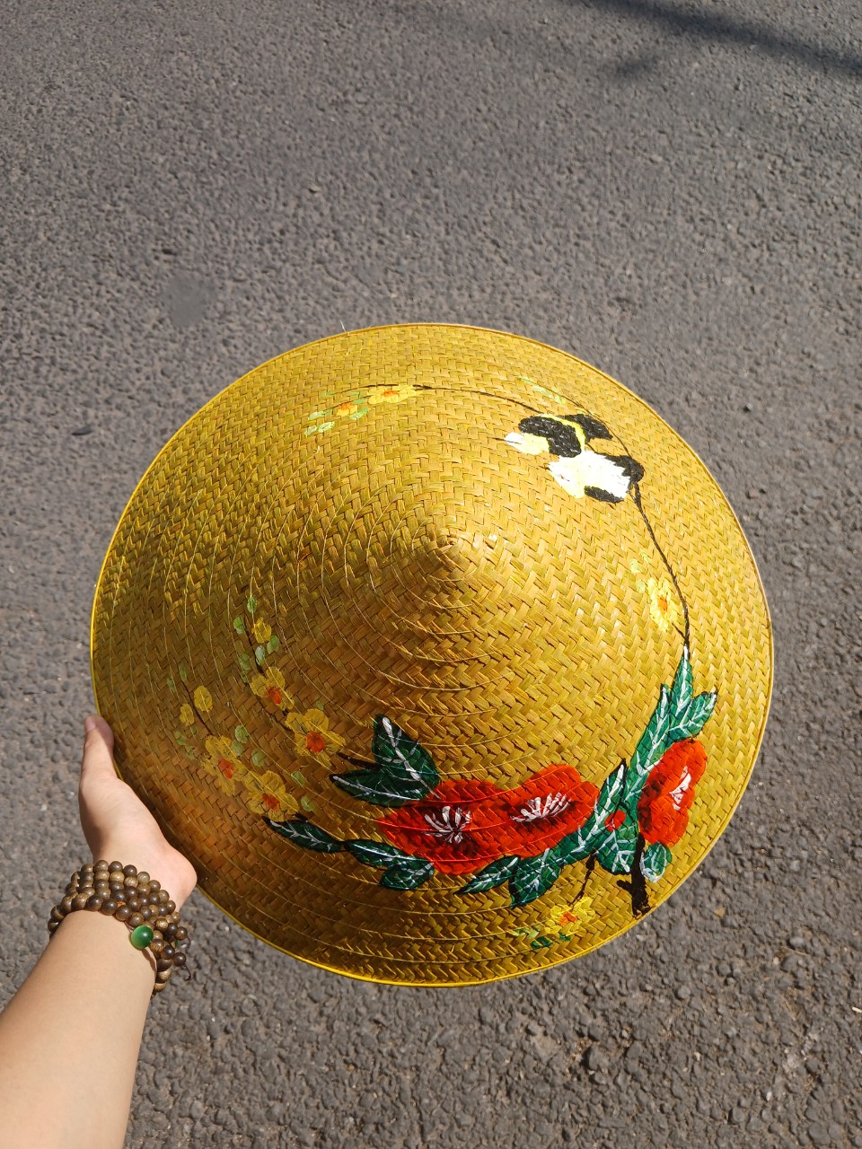 ảnh của sản phẩm Nón lá cỏ bàng vẽ nhiều mẫu - Nón cỏ chắc chắn (mẫu đẹp) số 5