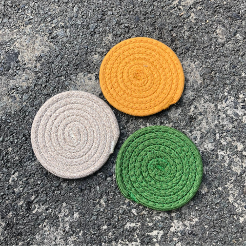Lót ly cotton thấm nước xinh xắn - Đế lót ly decor siêu thấm giá 19,000 đang rẻ nhất thị trường