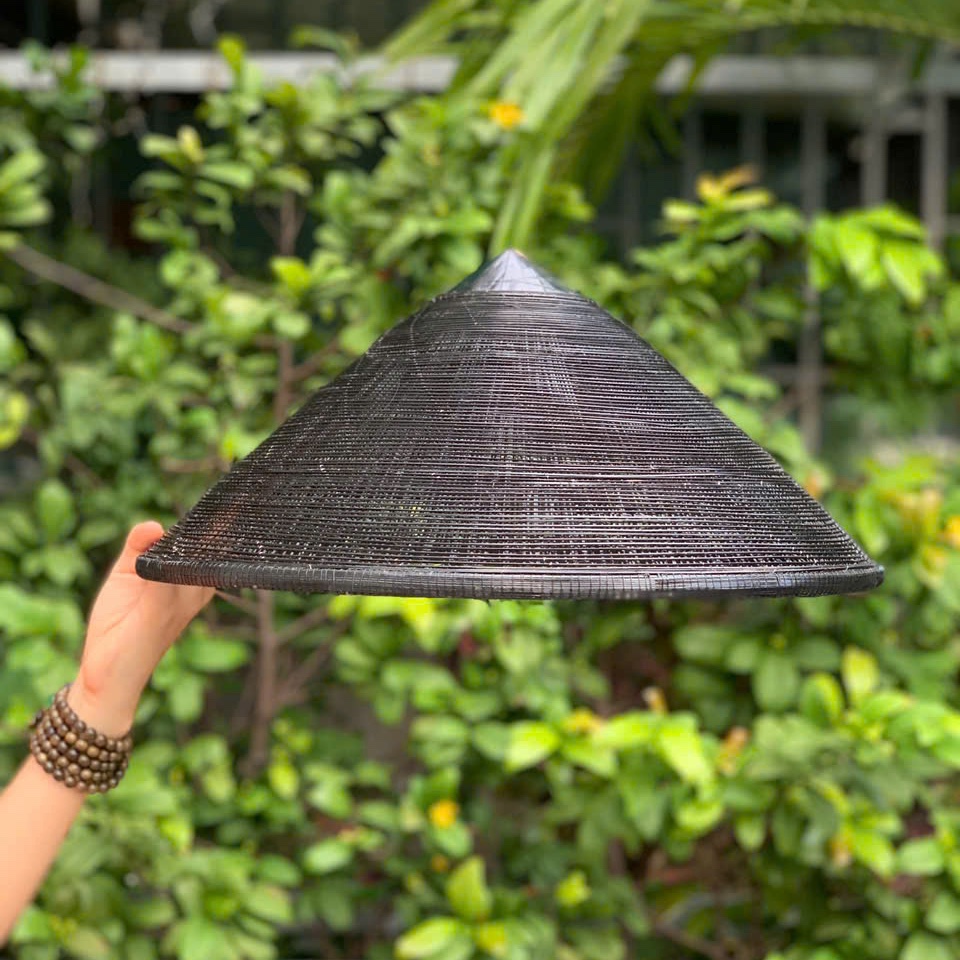 ảnh của sản phẩm (Tặng Dây Đeo) Nón Khung Lưới Nan Tre , Nón Lá Thưa Chụp ảnh Áo Dài số 4