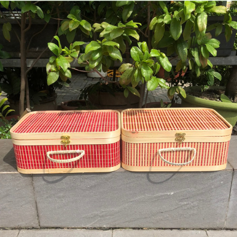 Giỏ Tre Picnic, Chụp Ảnh/ Vali Tre Đựng Đồ/ Hộp Đựng Quà Tặng - Bamboo Picnic Basket giá 220,000 đang rẻ nhất thị trường