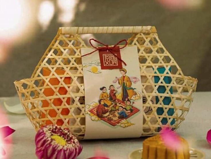 ảnh của sản phẩm Làn Tre quai cầm to - Giỏ Tre Đựng Quà Tết - Lẵng Quà Tết số 5