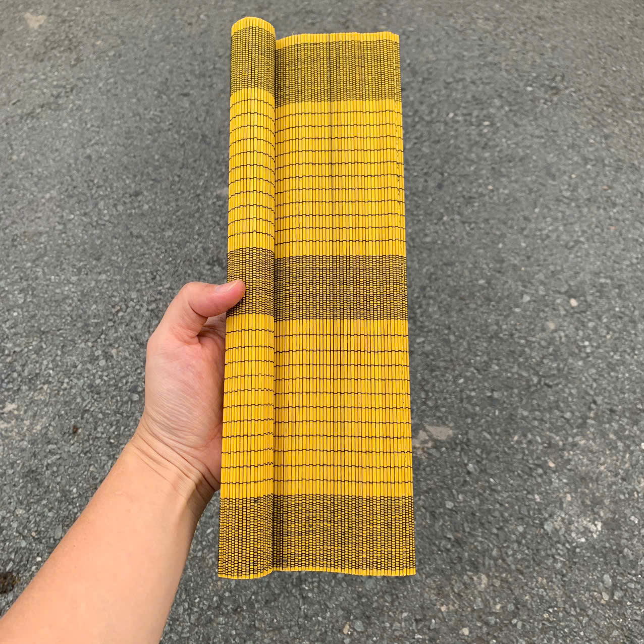 ảnh của sản phẩm Tấm lót bàn ăn mành tre 30x40cm , mành treo Tết mini dùng dán chữ decor số 10