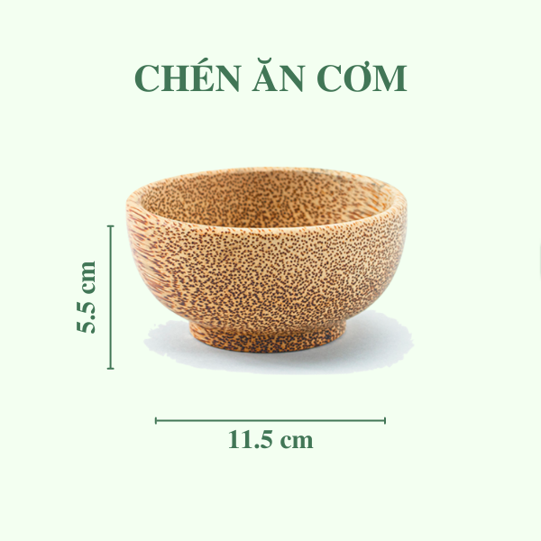 ảnh của sản phẩm Chén gỗ dừa - Tô gỗ dừa - Coconut Wooden Bowl số 8
