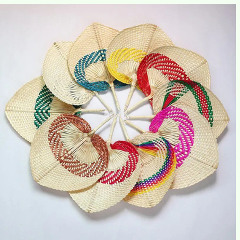 Quạt Nan- Quạt Cầm Tay Đan Thủ Công Decor / Treo tường giá 32,000 đang rẻ nhất thị trường