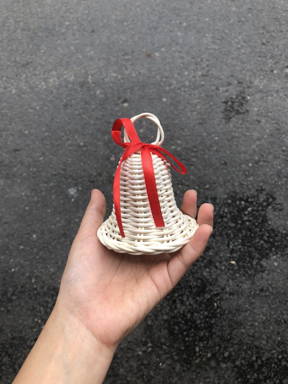 ảnh của sản phẩm Đồ trang trí Noel bằng mây - Chuông treo cây Noel- Rổ đựng kẹo decor số 6