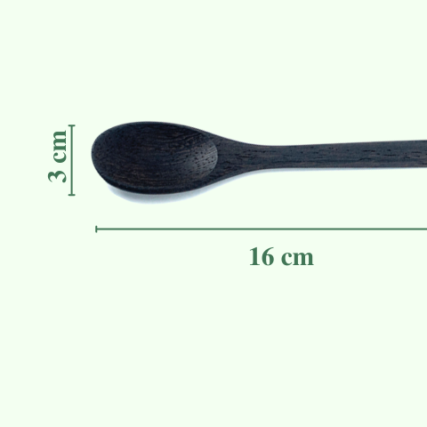 Muỗng gỗ mun - Ebony Wooden Spoon giá 18,000 đang rẻ nhất thị trường