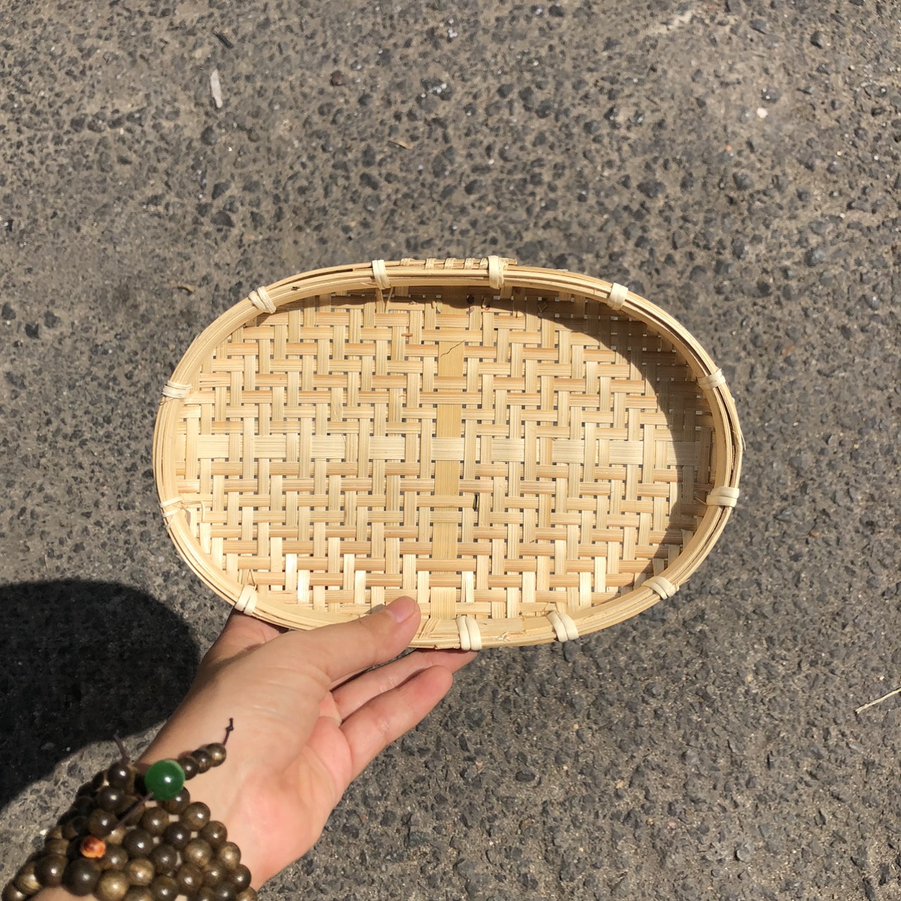 ảnh của sản phẩm Mẹt Tre Hình Oval đựng bánh kẹo - Dĩa tre đựng đồ ăn, phụ kiện chụp ảnh số 7