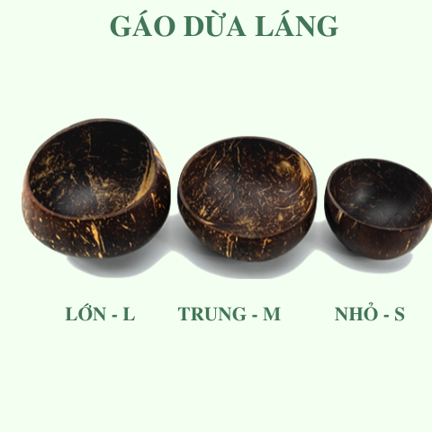 Bát gáo dừa- Coconut Shell Bowl giá 16,000 đang rẻ nhất thị trường