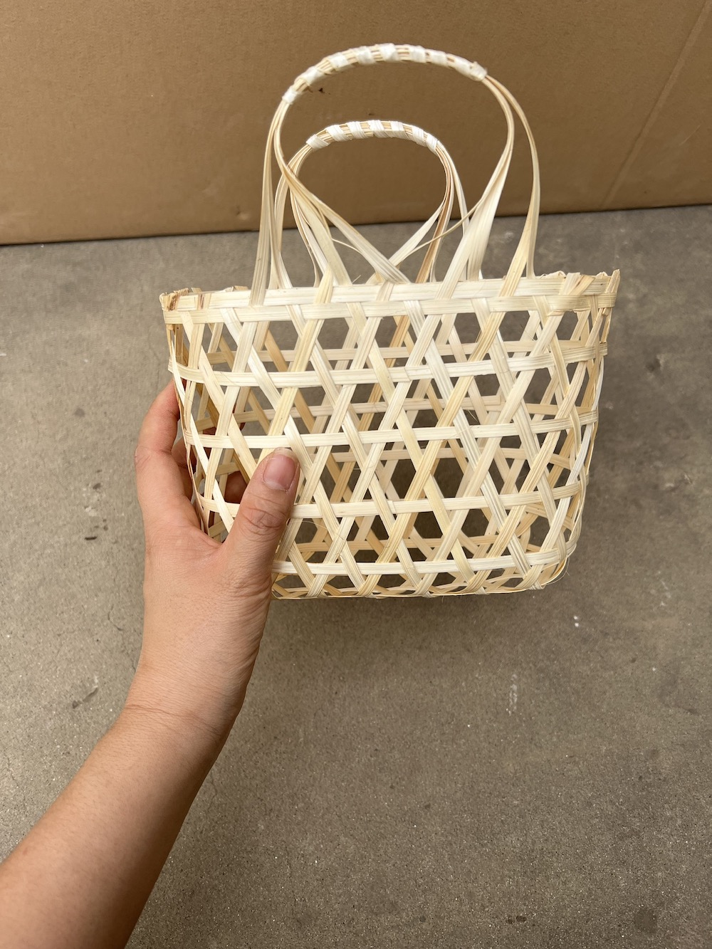 ảnh của sản phẩm Làn Tre - Giỏ Tre Đựng Quà Tết - Lẵng Quà Tết số 8