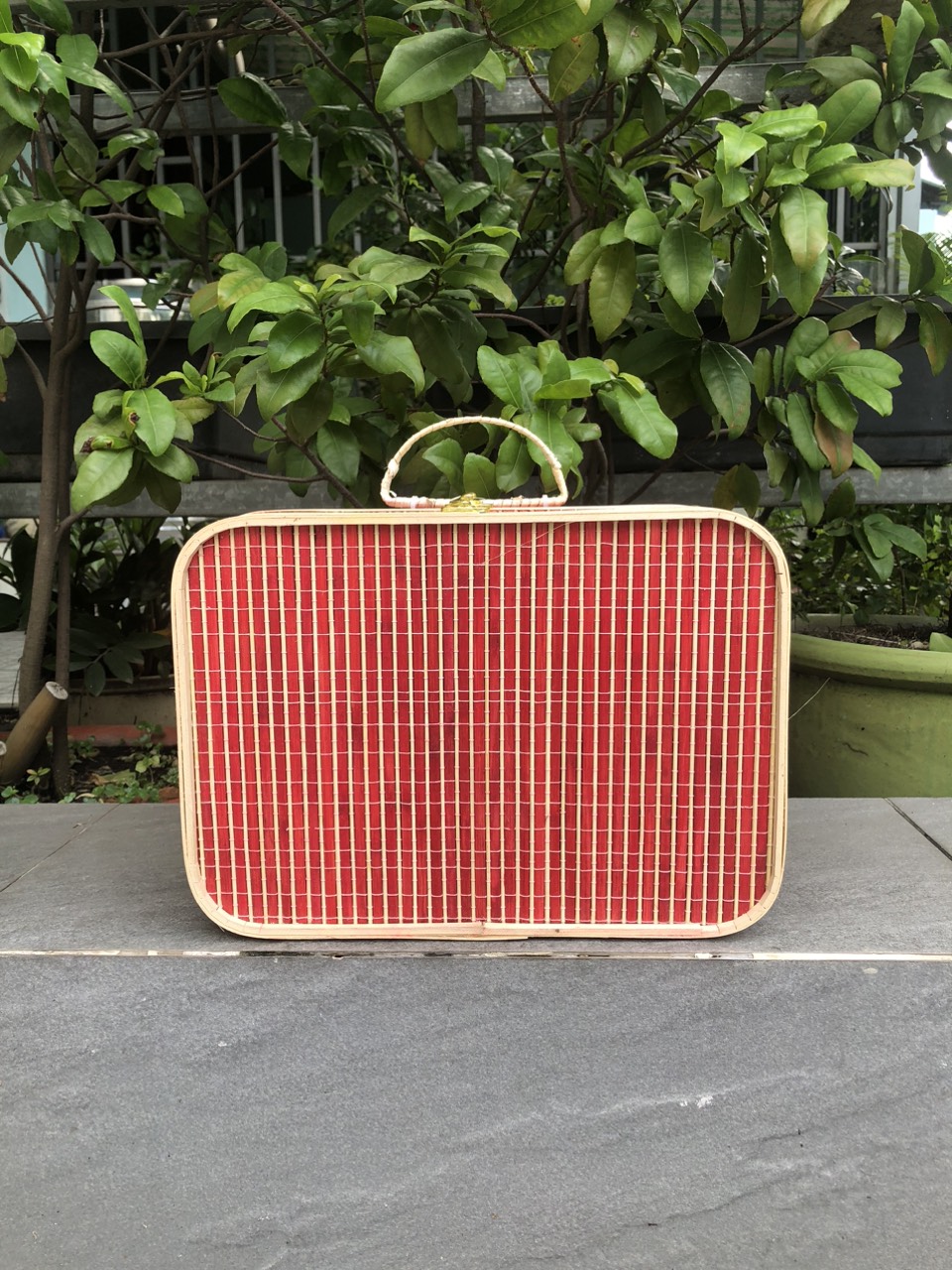ảnh của sản phẩm Giỏ Tre Picnic, Chụp Ảnh/ Vali Tre Đựng Đồ/ Hộp Đựng Quà Tặng - Bamboo Picnic Basket số 5