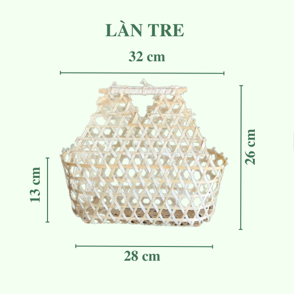 ảnh của sản phẩm Làn Tre quai cầm to - Giỏ Tre Đựng Quà Tết - Lẵng Quà Tết số 7