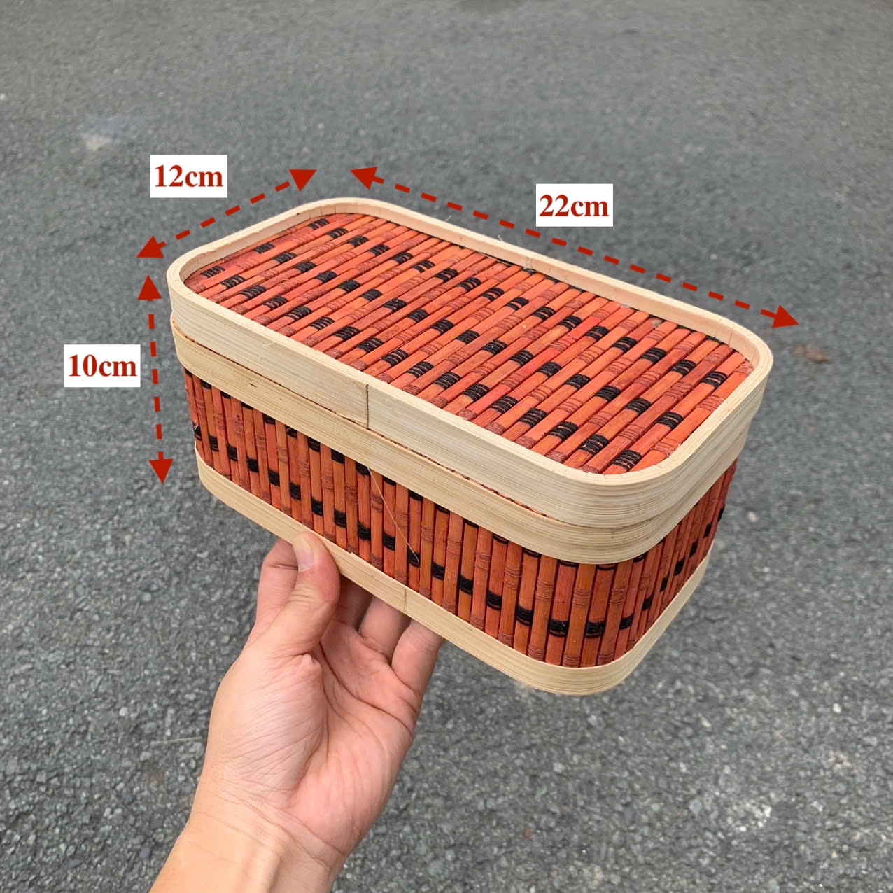 ảnh của sản phẩm Giỏ Tre Đựng Quà, Hộp Tre Đựng Đồ Đa Năng nhiều mẫu số 36