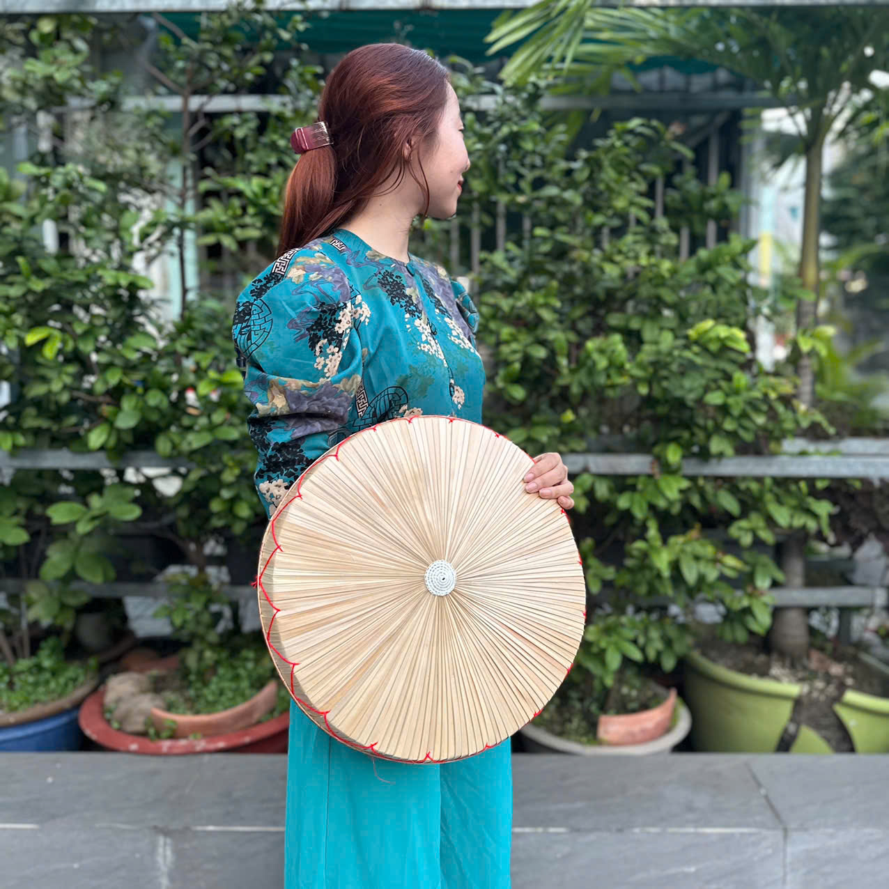 ảnh của sản phẩm Nón quai thao dùng decor trang trí - Nón biểu diễn văn nghệ - Trang trí cực đẹp số 7