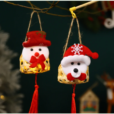 Lồng đèn tre Noel - Châu tròn trang trí Noel giá 29,000 đang rẻ nhất thị trường
