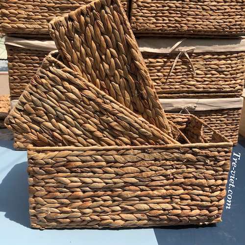 Giỏ lục bình chữ nhật đựng đồ - Storage basket giá 100,000 đang rẻ nhất thị trường