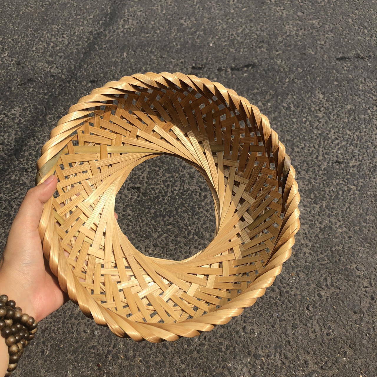 ảnh của sản phẩm Rế Tre Đưng Nồi Đất - Rế Cơm Niêu Lót Nồi - Trang Trí Decor Treo Tường số 12