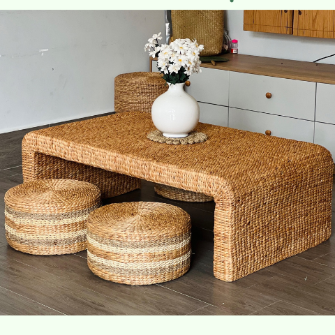 Bộ Bàn trà lục bình 120x70x40 (chỉ bàn) giá 1,000,000 đang rẻ nhất thị trường