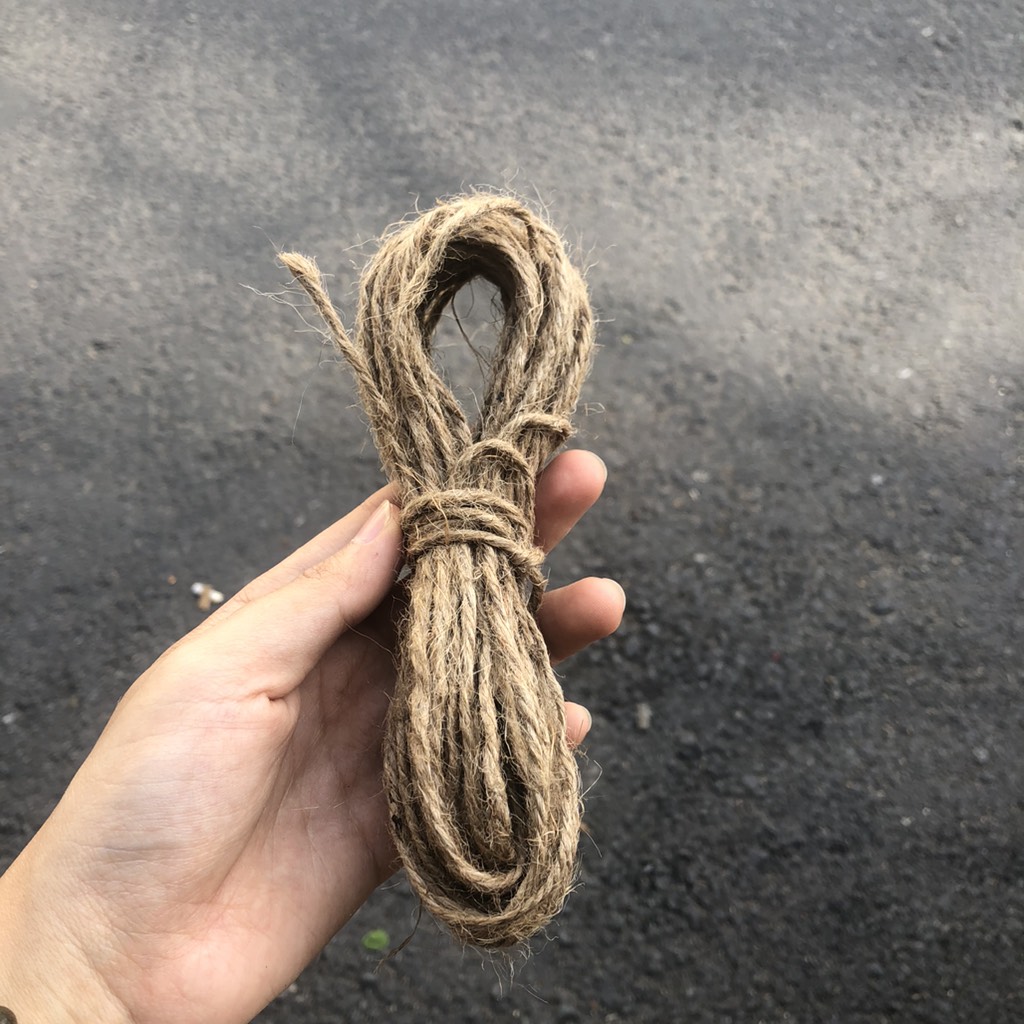Dây thừng trang trí Handmade - Dây Gai - Sợi cói, Sợi đay, Sơ dừa 2.5mm giá 1,000 đang rẻ nhất thị trường