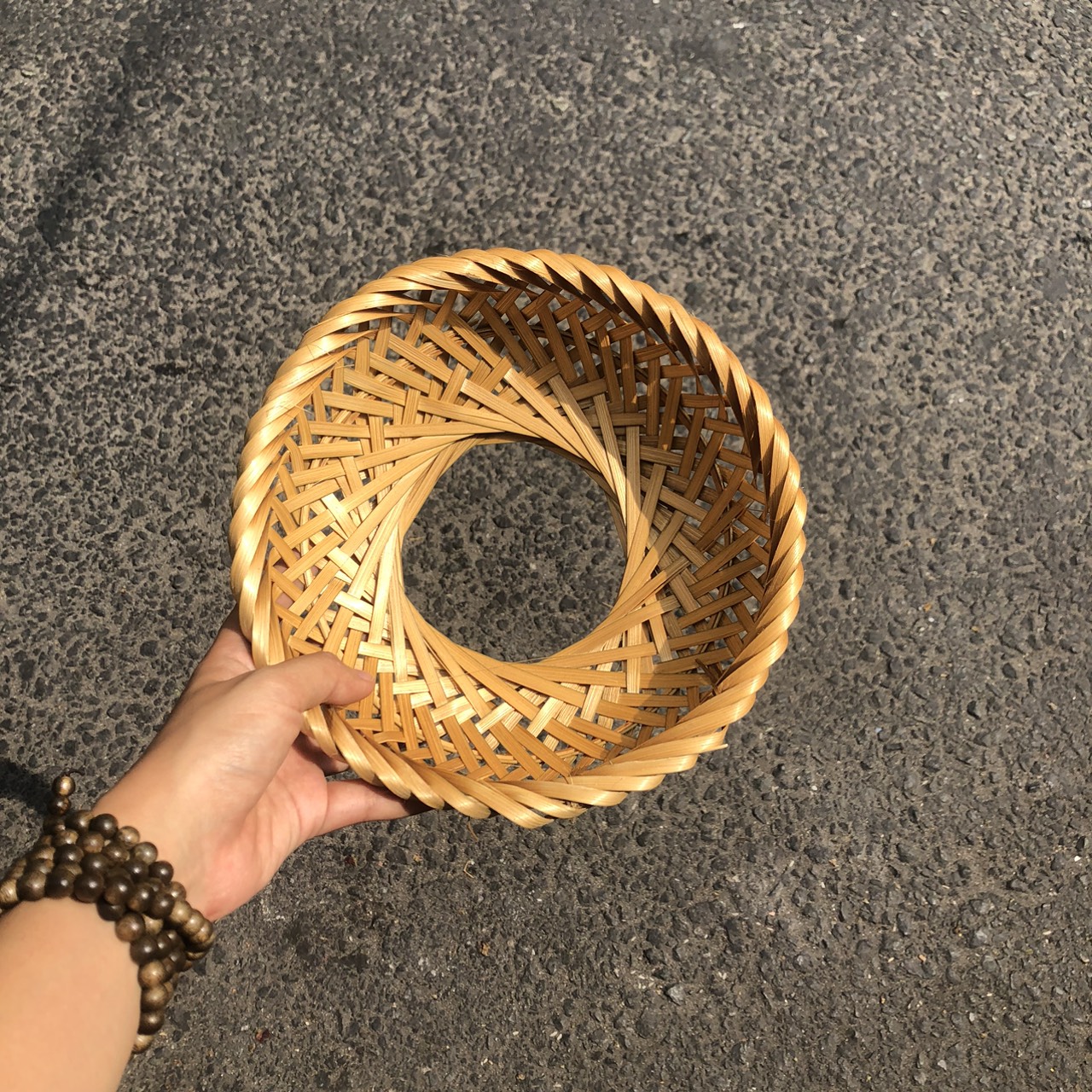 ảnh của sản phẩm Rế Tre Đưng Nồi Đất - Rế Cơm Niêu Lót Nồi - Trang Trí Decor Treo Tường số 10