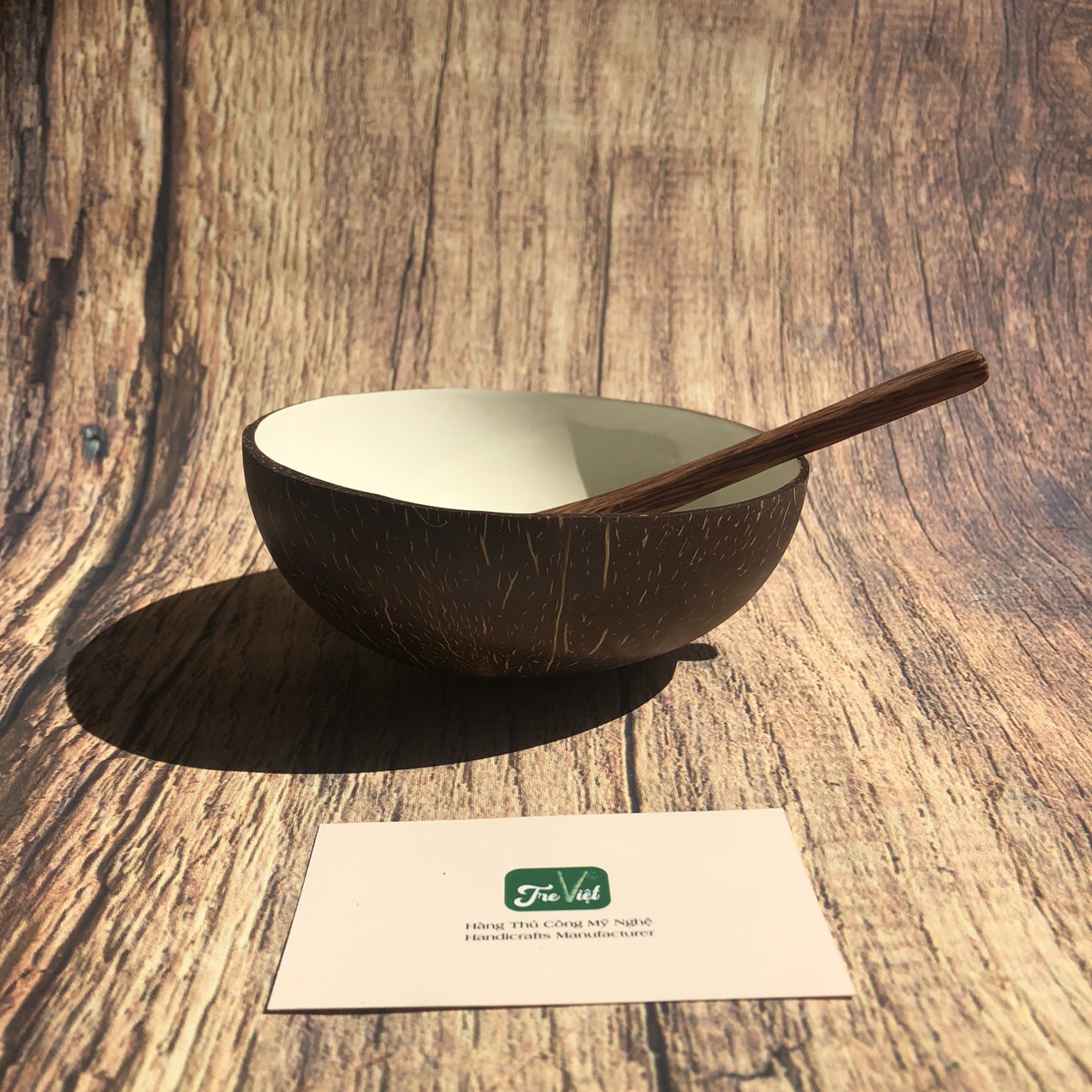 Gáo Dừa Tráng Men Sứ Trắng Thủ Công - Coconut Bowl giá 60,000 đang rẻ nhất thị trường