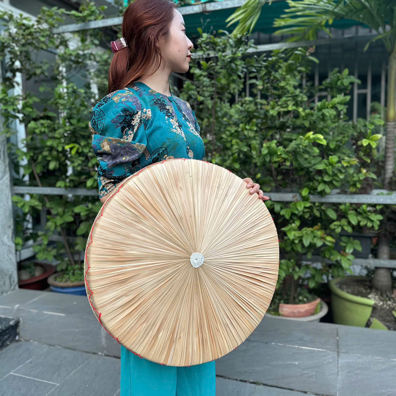ảnh của sản phẩm Nón quai thao dùng decor trang trí - Nón biểu diễn văn nghệ - Trang trí cực đẹp số 5