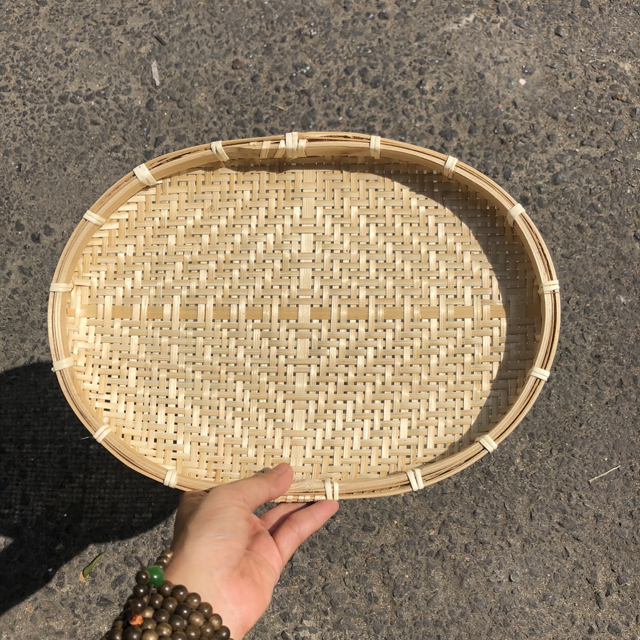 ảnh của sản phẩm Mẹt Tre Hình Oval đựng bánh kẹo - Dĩa tre đựng đồ ăn, phụ kiện chụp ảnh số 10