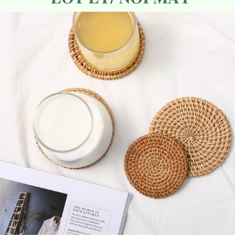 Lót mây - Rattan Placemat giá 17,000 đang rẻ nhất thị trường