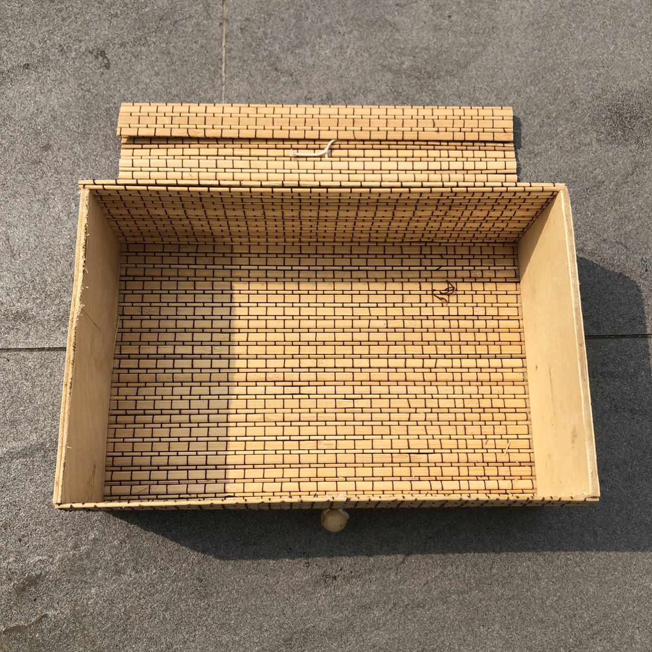 ảnh của sản phẩm Hộp mành tre đựng quà tặng - Giỏ đựng quà số 8