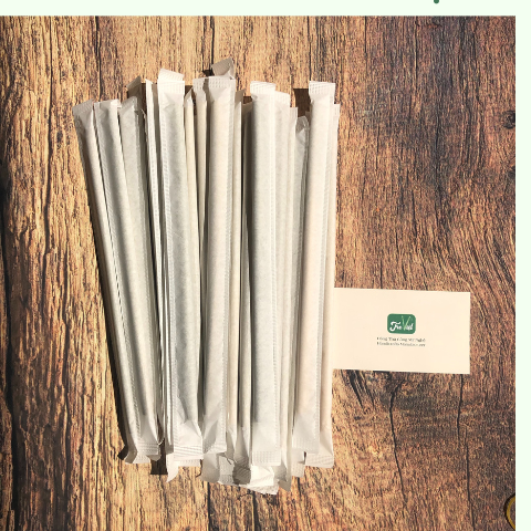 Combo 200 Ống Hút Cỏ Bọc Giấy cho quán ăn/ nhà hàng/ khách sạn giá 160,000 đang rẻ nhất thị trường