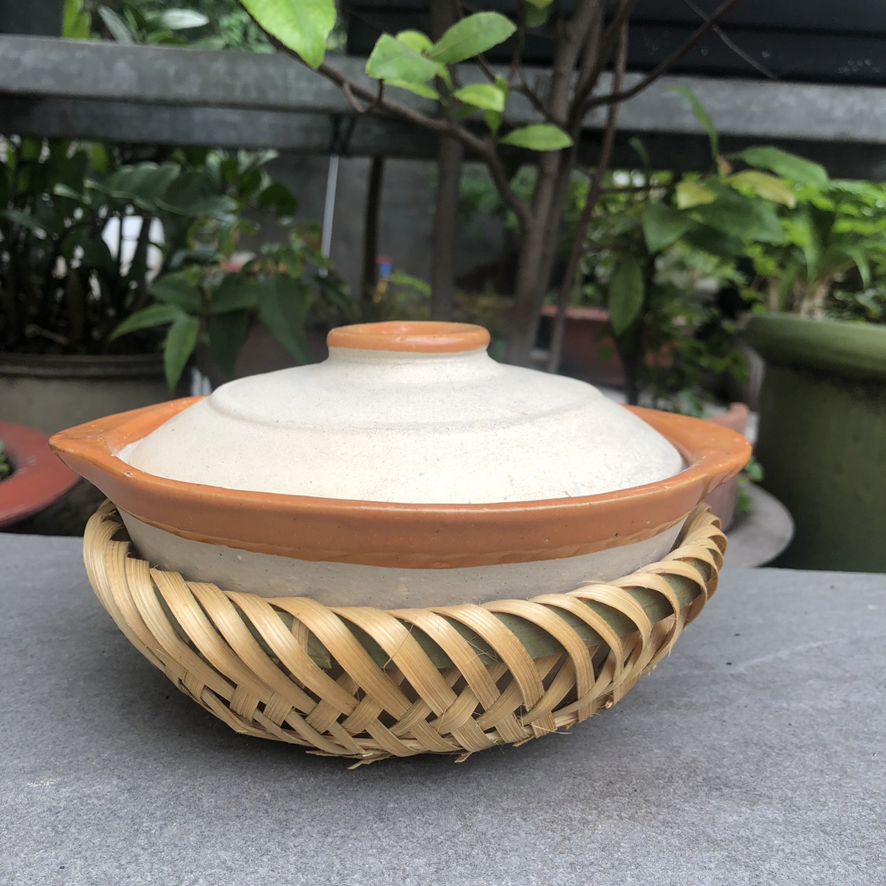 ảnh của sản phẩm Rế Tre Đưng Nồi Đất - Rế Cơm Niêu Lót Nồi - Trang Trí Decor Treo Tường số 6