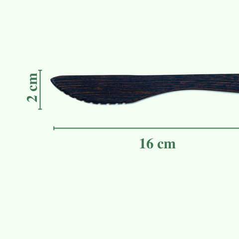 Dao gỗ mun - Ebony Wooden Knife giá 18,000 đang rẻ nhất thị trường