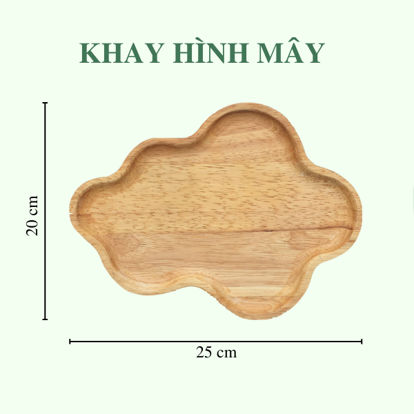 ảnh của sản phẩm Khay gỗ trang trí đựng đồ ăn chụp ảnh - Thớt gỗ decor cho nhà hàng/ khách sạn/ quán ăn số 14