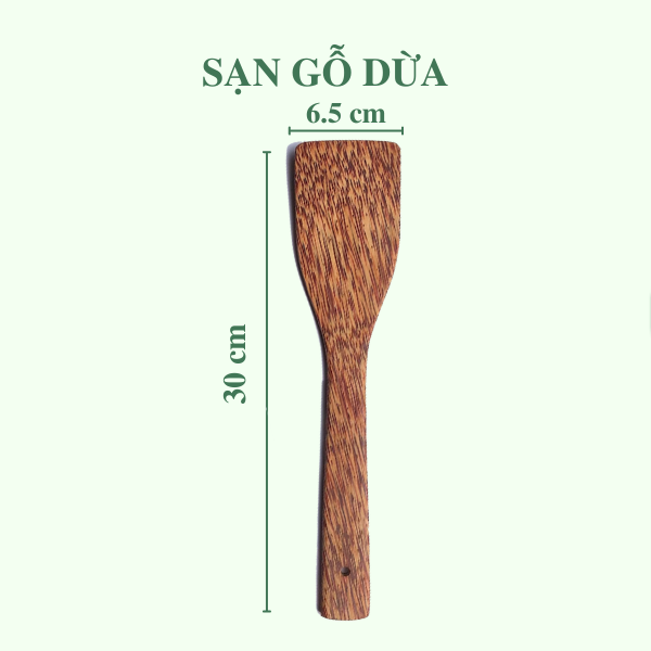 Sạn Gỗ Dừa Cao Cấp - Sạn Chiên Xào Gỗ giá 20,000 đang rẻ nhất thị trường