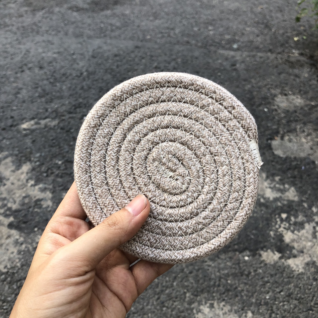 ảnh của sản phẩm Lót ly cotton thấm nước xinh xắn - Đế lót ly decor siêu thấm số 8