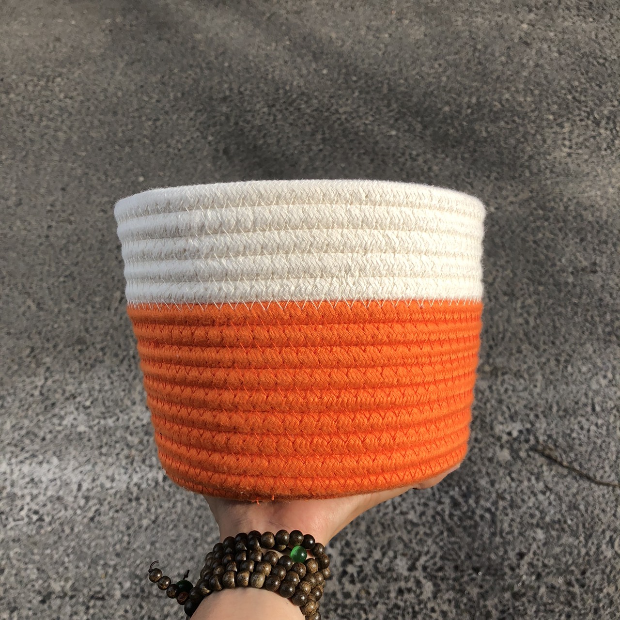 Sọt Cotton đựng đồ chơi - Giỏ đựng quần áo dễ thương xinh xắn bằng cotton giá 99,000 đang rẻ nhất thị trường