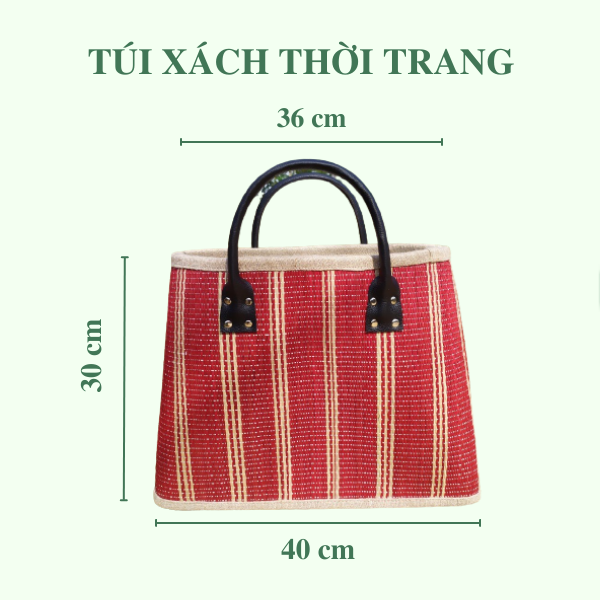 ảnh của sản phẩm Túi chiếu thời trang đi biển - Giỏ chiếu dệt hoa văn dáng chữ A nhiều màu số 9
