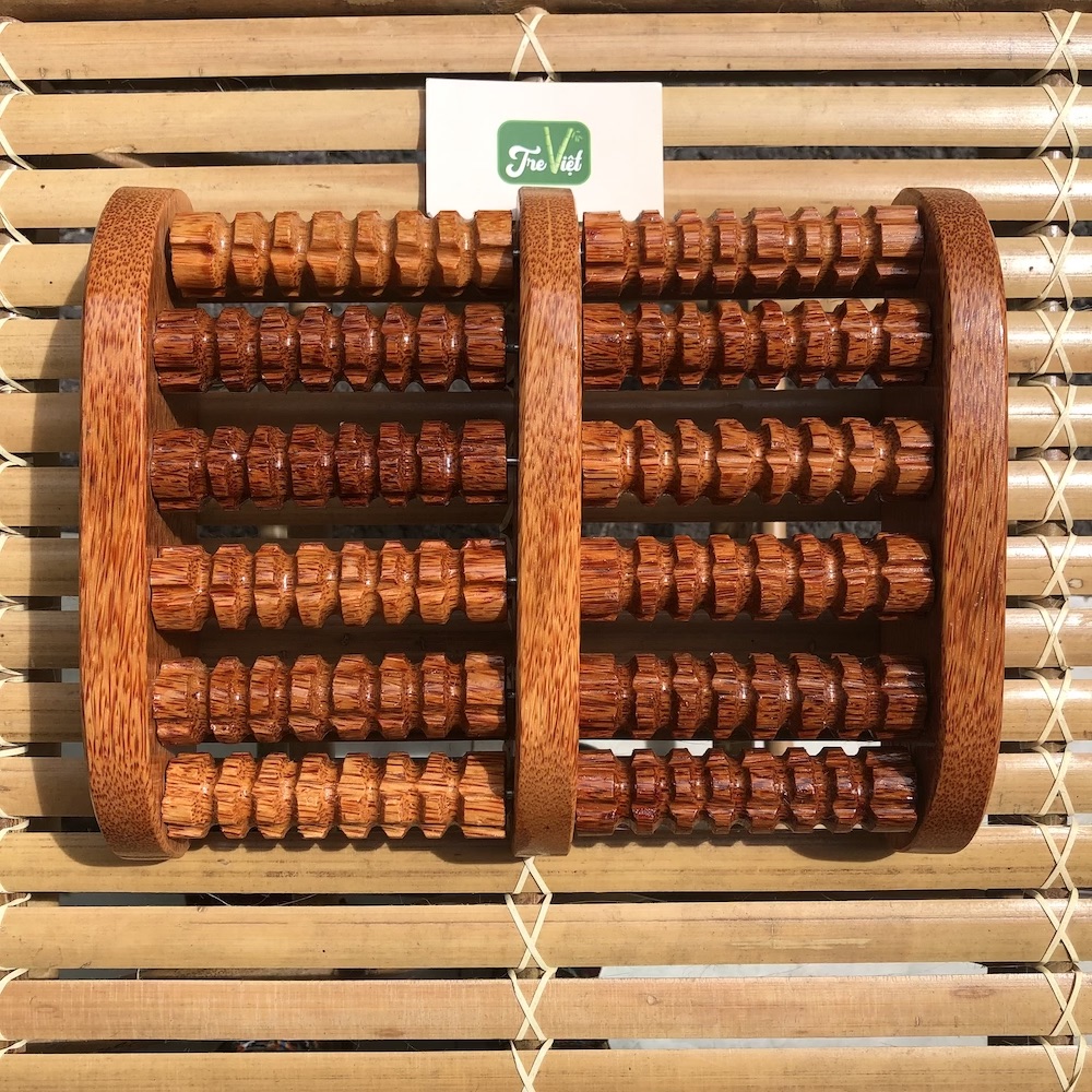 Bàn lăn Massage bàn tay, bàn chân gỗ dừa - Mát xa trị liệu giá 200,000 đang rẻ nhất thị trường